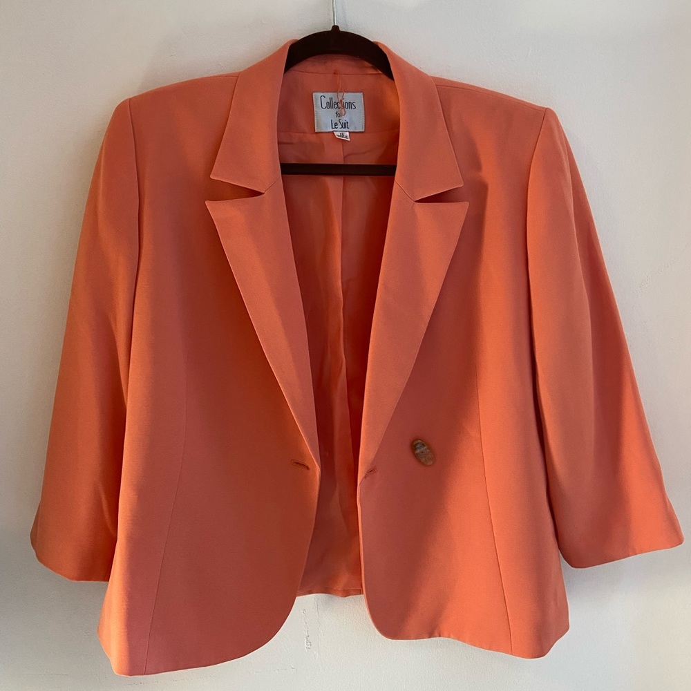 Orange 80’s blazer